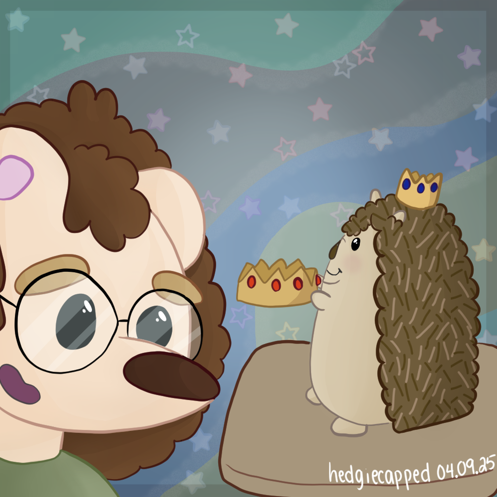 Bill gives hedgie a crown