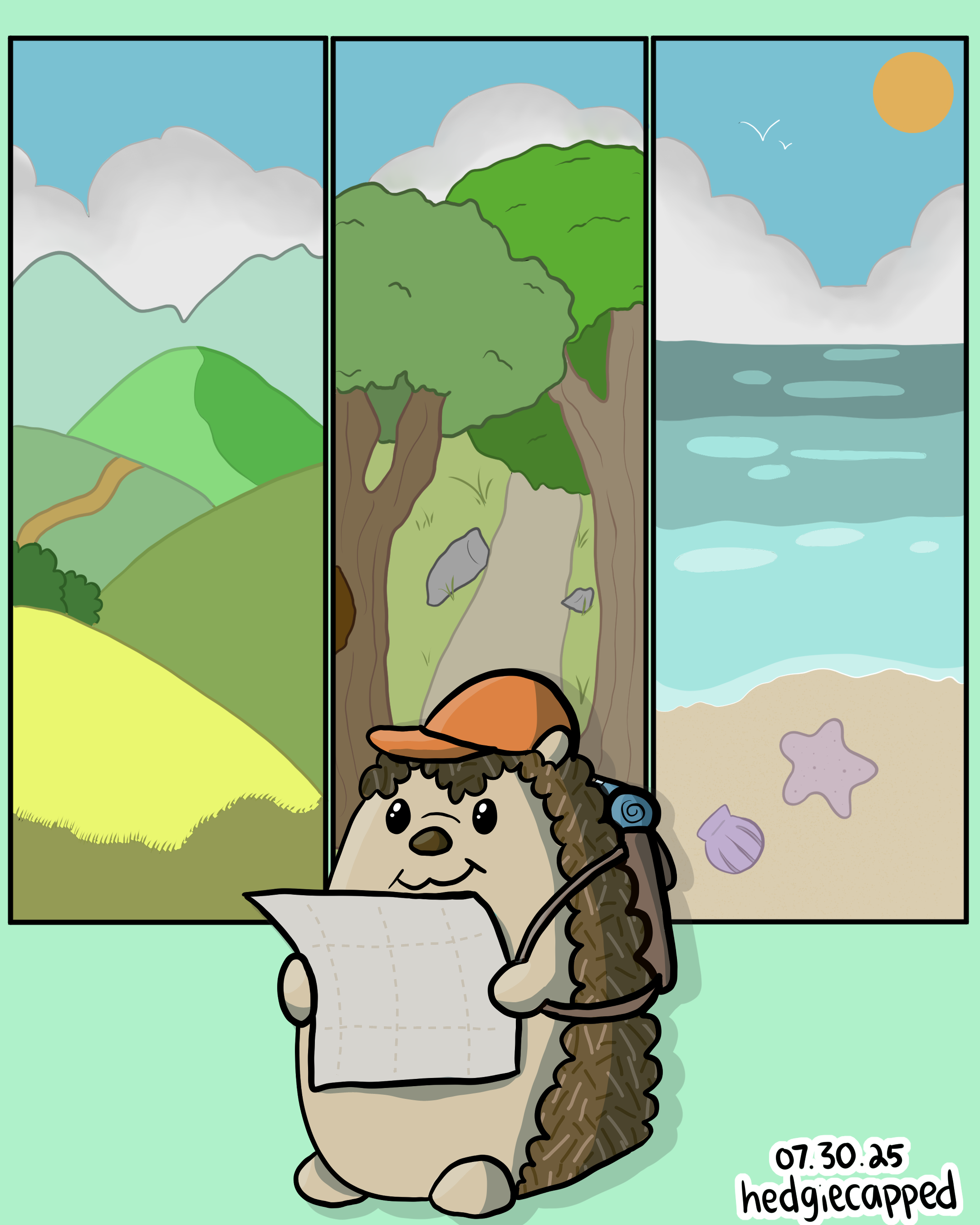 Bill is exploring!