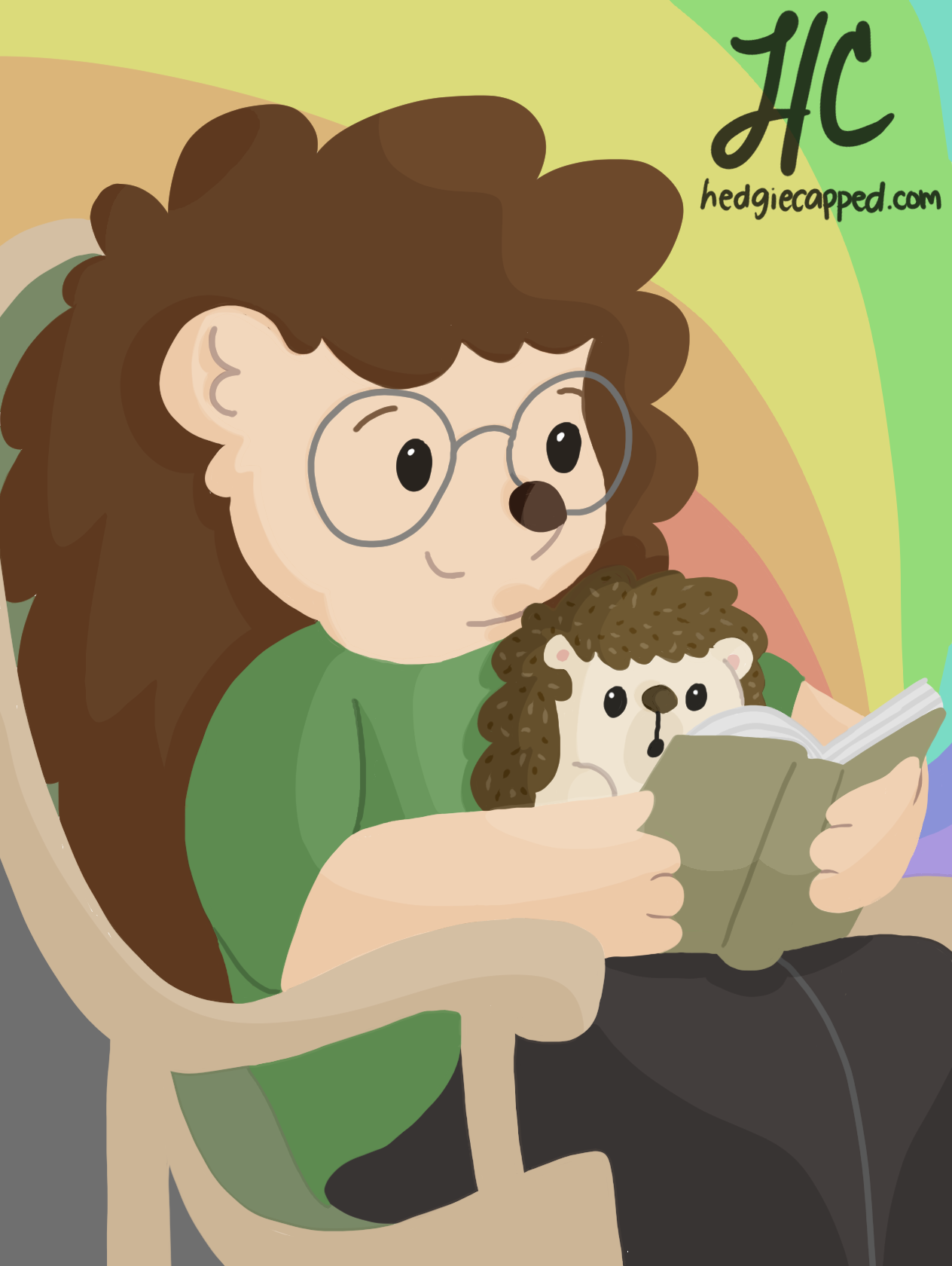 Hedgie and Bill reading!