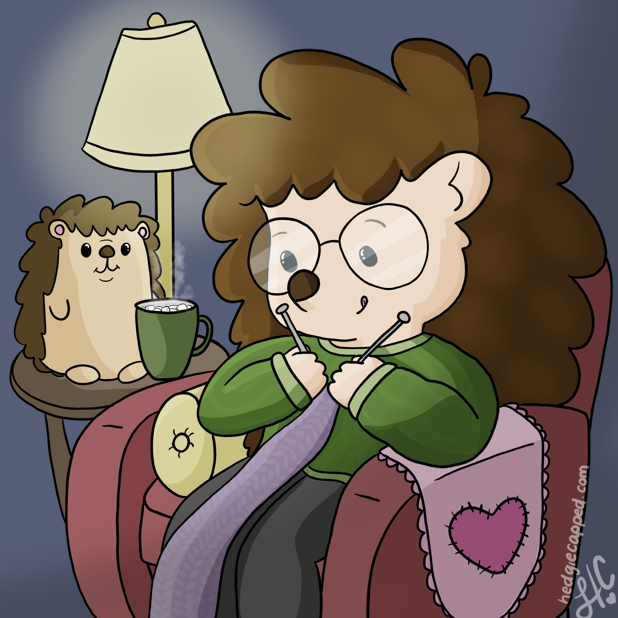 Hedgie Knitting